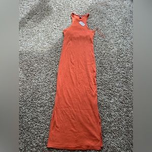 Orange Long Dress - Medium